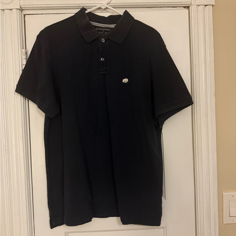 Navy Blue Banana Republic Polo Shirt